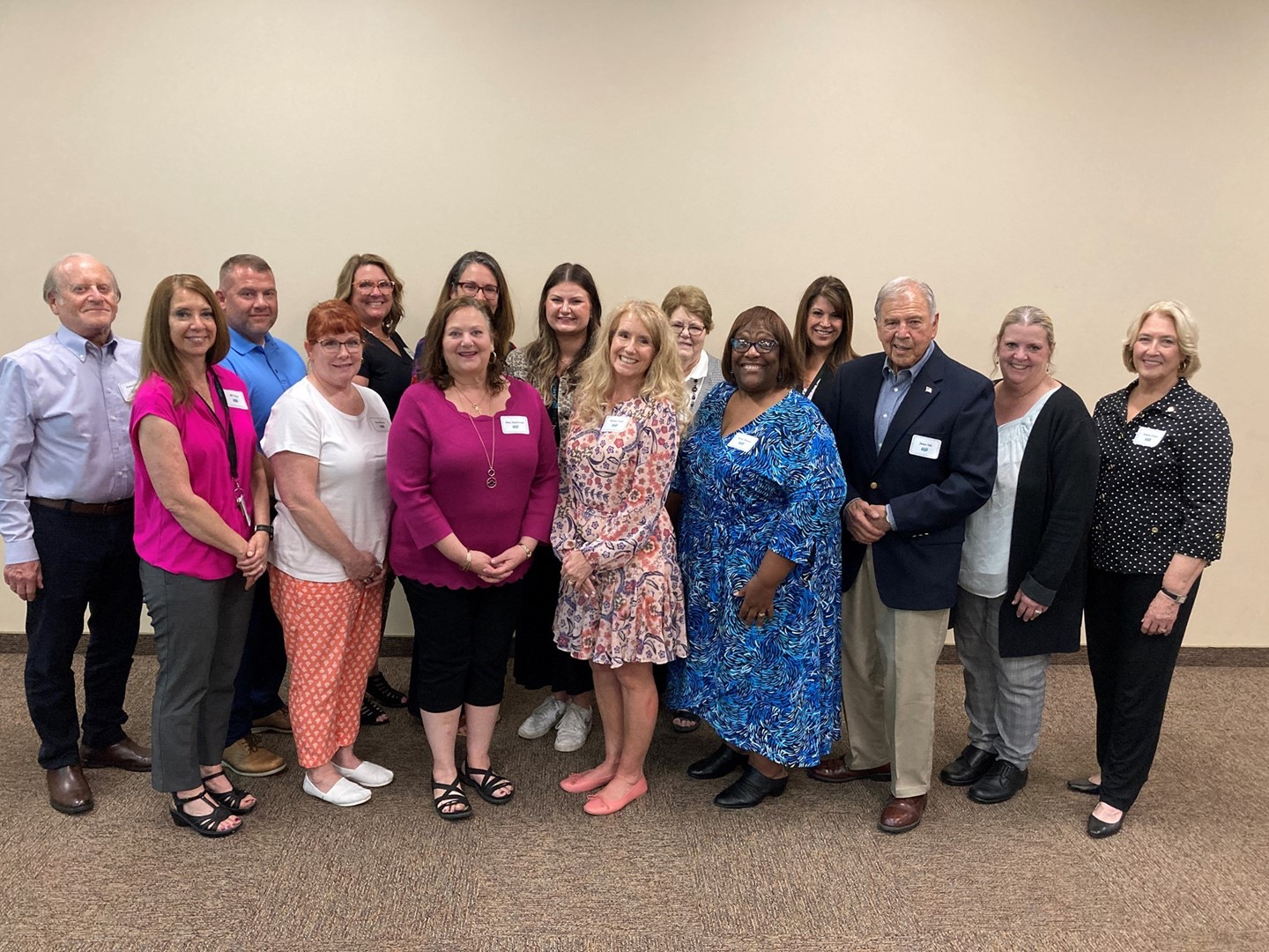 ESCLEW Board and honored teachers.